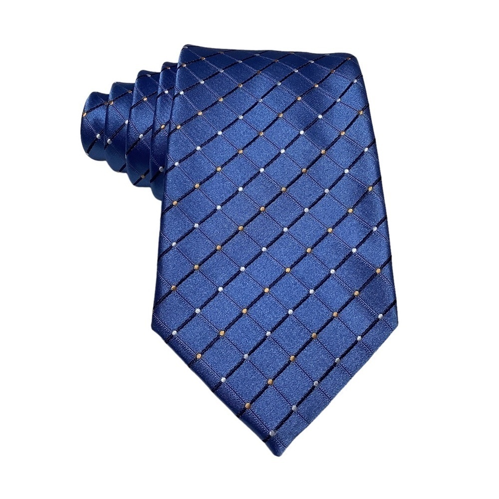 GEOFFREY BEENE BLUE 100% SILK TIE 58”